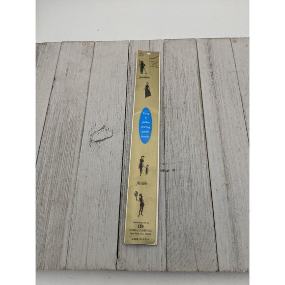 Vintage J&P Coats Dress or Neck Opening Metal Zipper 12" Slate 26 - Picture 4 of 4